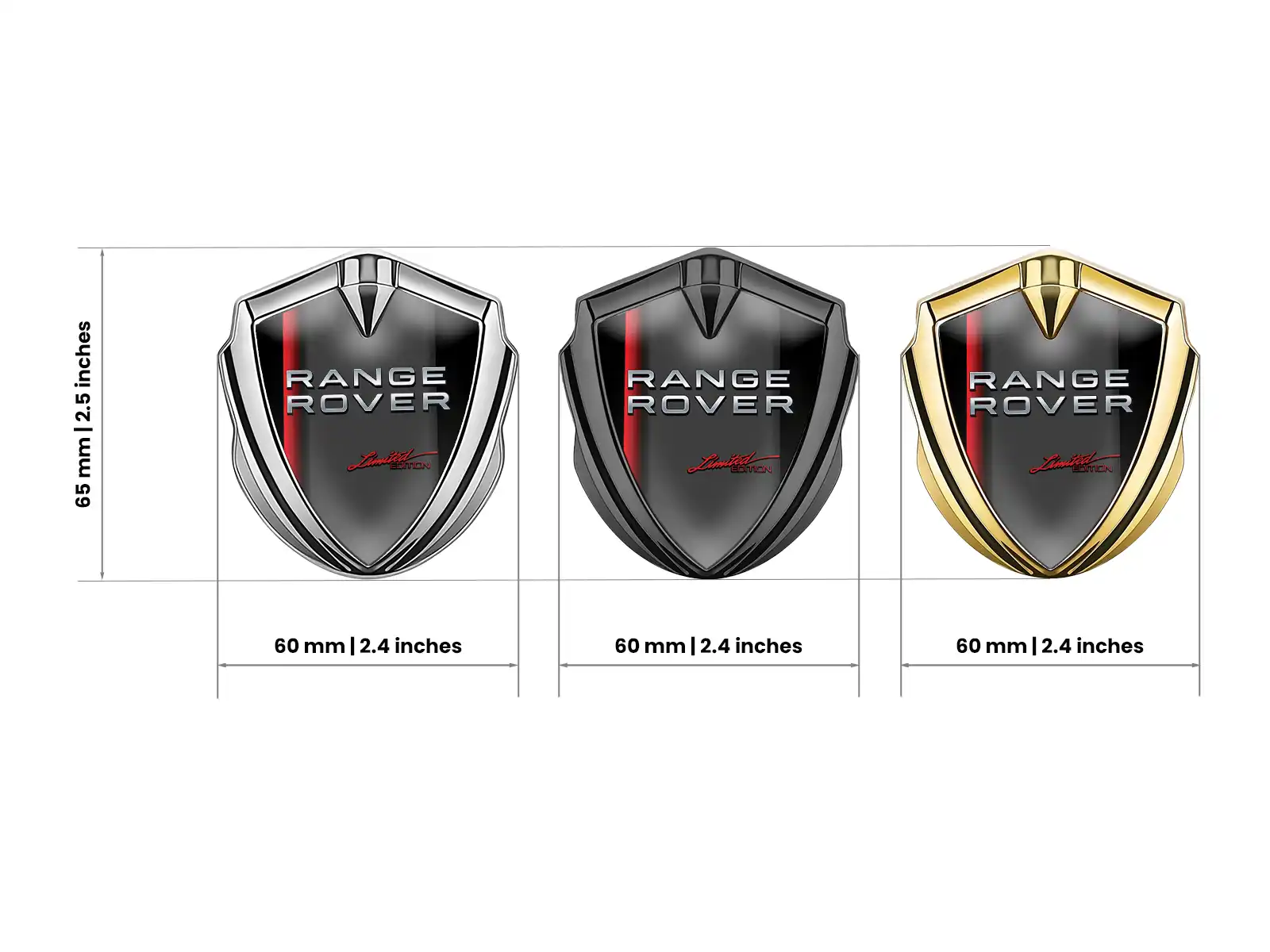 Land Rover Cupolato Emblema Badge Personalizzabile Forza Pro